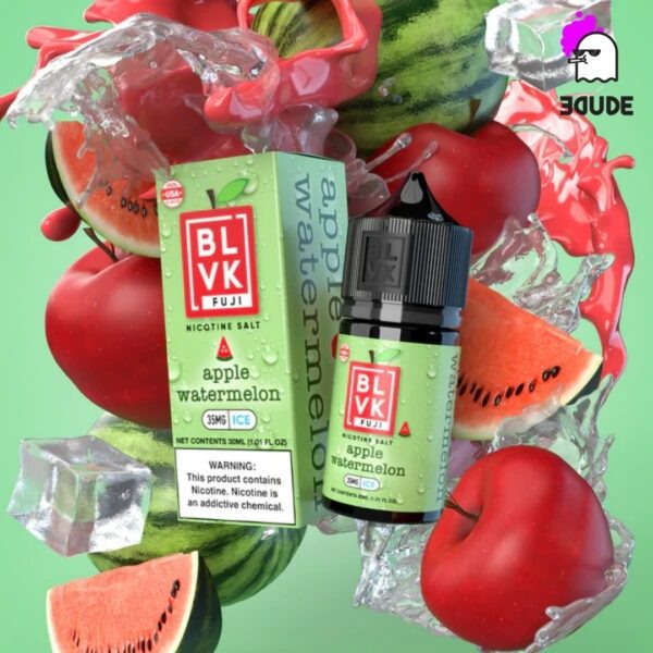 سالت سیب و هندوانه بی ال وی کی / BLVK Apple Watermelon Salt Nic