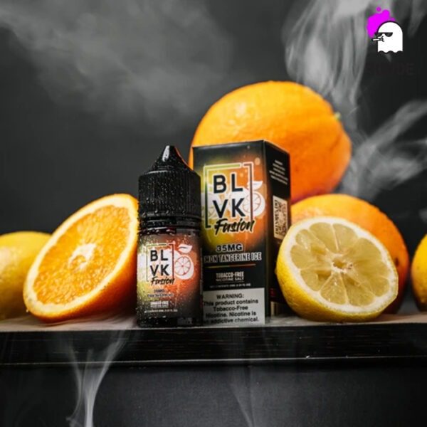 سالت لیمو و نارنج یخ بی ال وی کی / BLVK Lemon Tangerine Ice Salt Nic